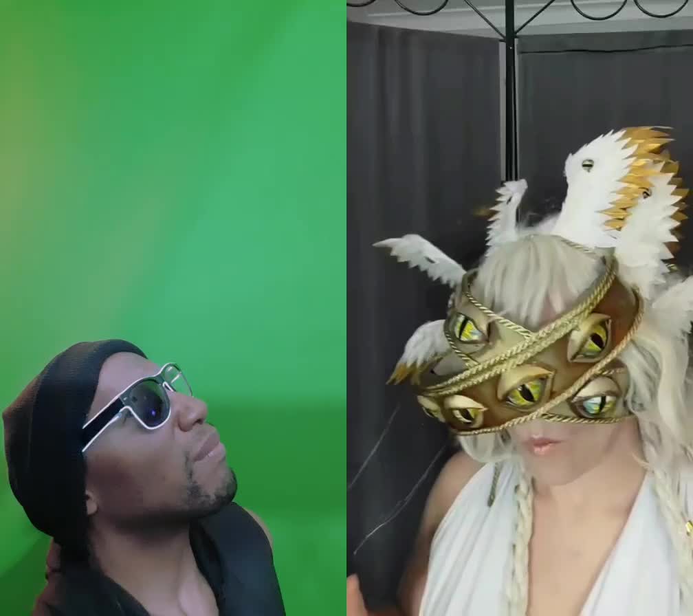 @nepheon #duet with @Miss Twisted #moana  #moana  #disney #costume  #shiny  ♬ or…