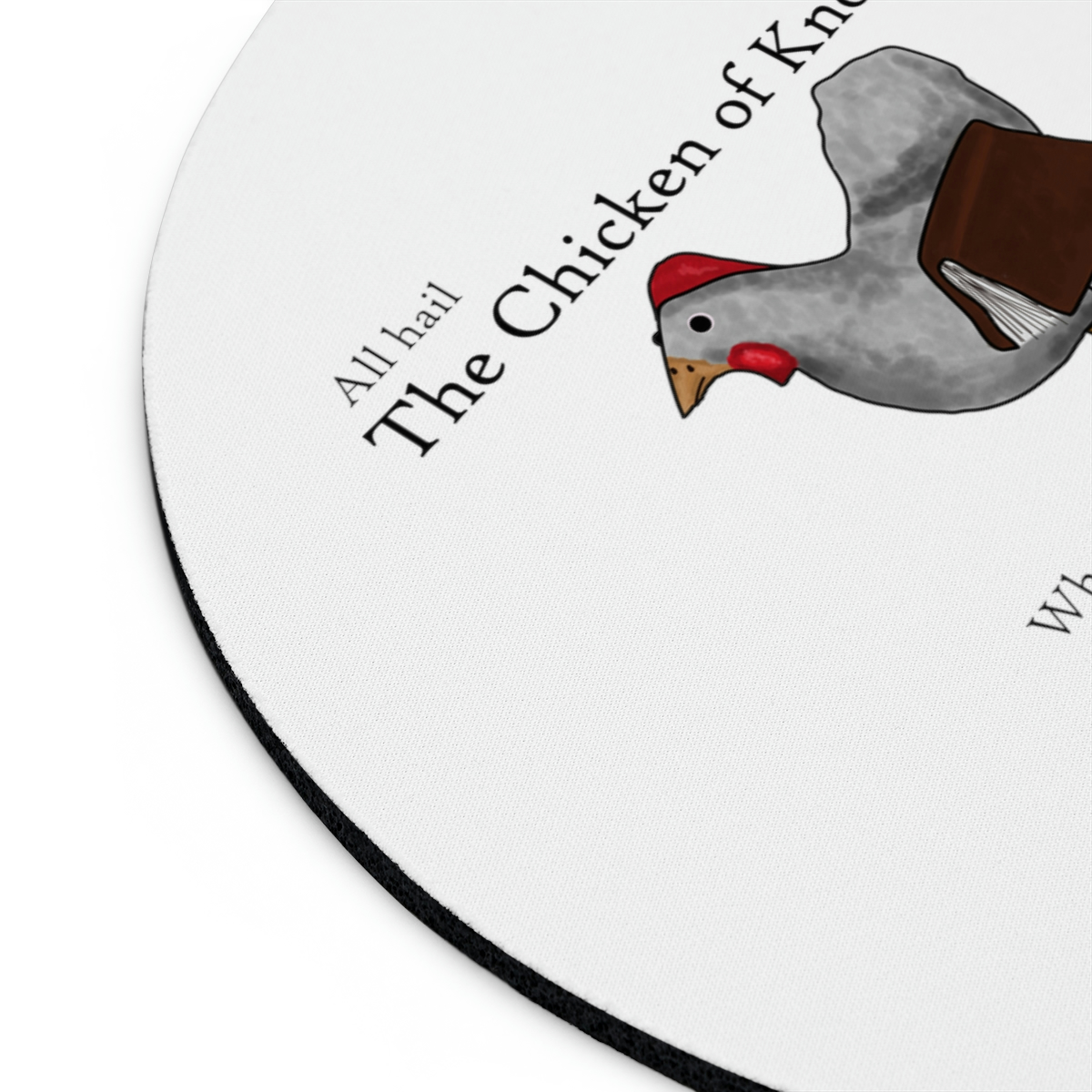 Chicken of knowledge Mouse Pad - Image 5